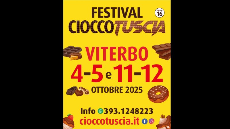 Festival CioccoTuscia Viterbo 2025