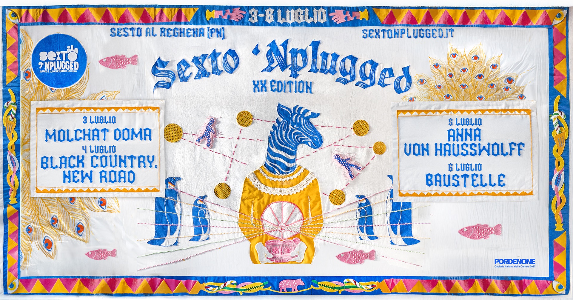 ● 2025 Sexto 'Nplugged ● dal 3 al 6 luglio ● MOLCHAT DOMA | BCNR | ANNA VON HAUSSWOLFF | BAUSTELLE