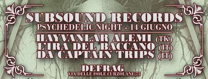 SUBSOUND PSYCHEDELIC NIGHT
