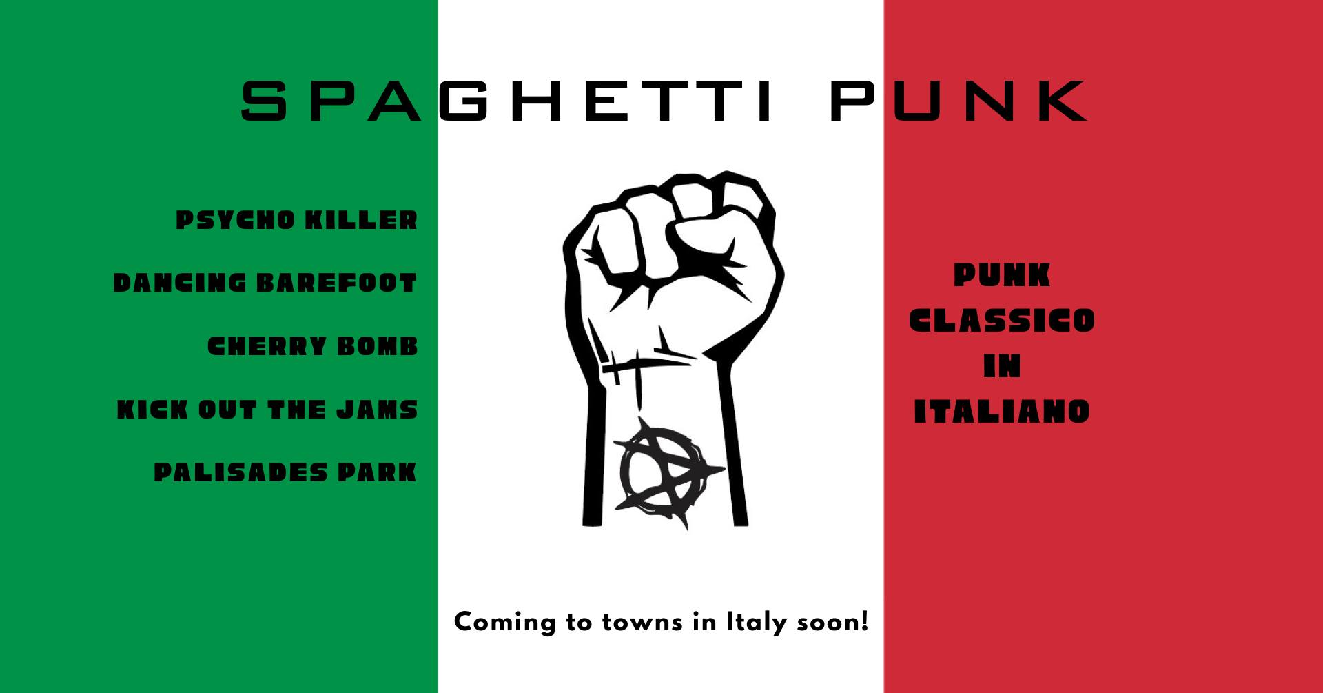 Spaghetti Punk at Jack Torrance's Pub