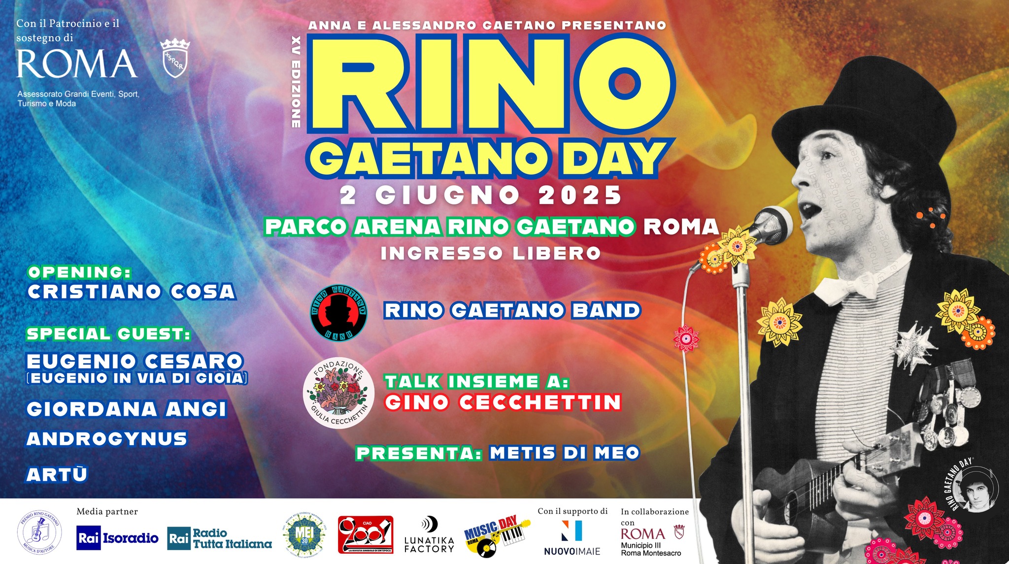 RINO GAETANO DAY Raduno Nazionale 2 giugno 2025 ROMA