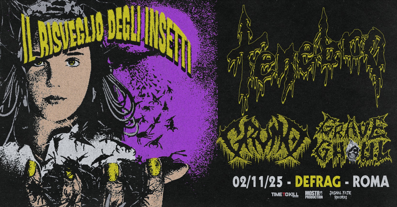 Tenebro + Grumo + Grave Ghoul | Defrag - Roma